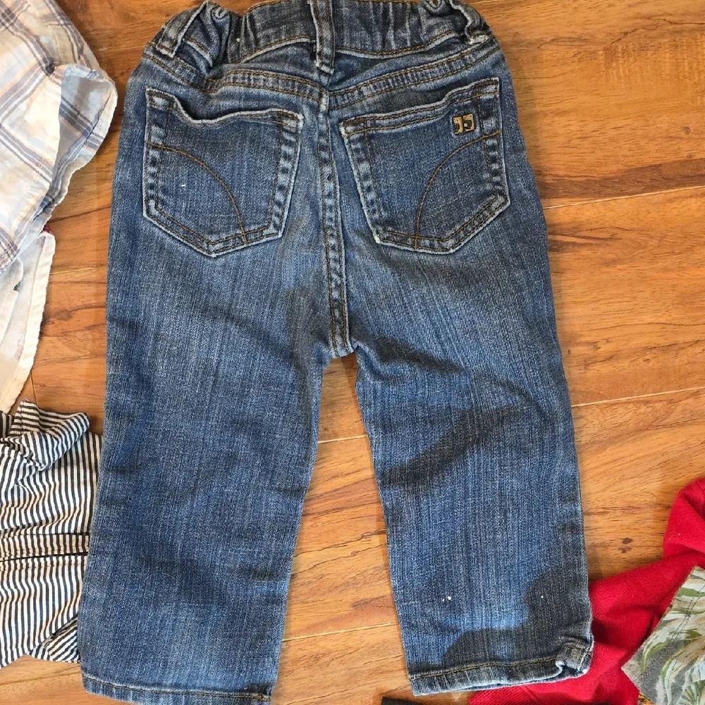 Joe's Jeans Red Short Sleeve Tee Pajama Caters Lot Of 7 Items 24 Months